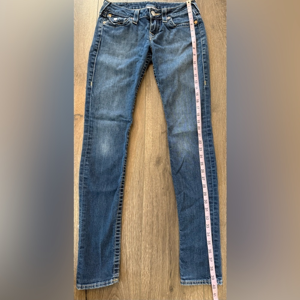 True Religion Skinny Jeans Flap Pocket Size 27 - Picture 9 of 11